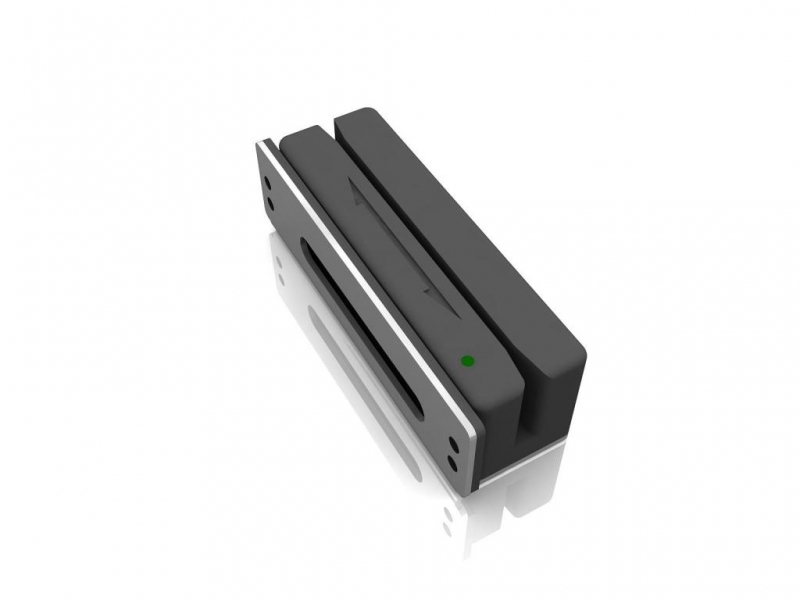 Magnetic Stripe reader with holder