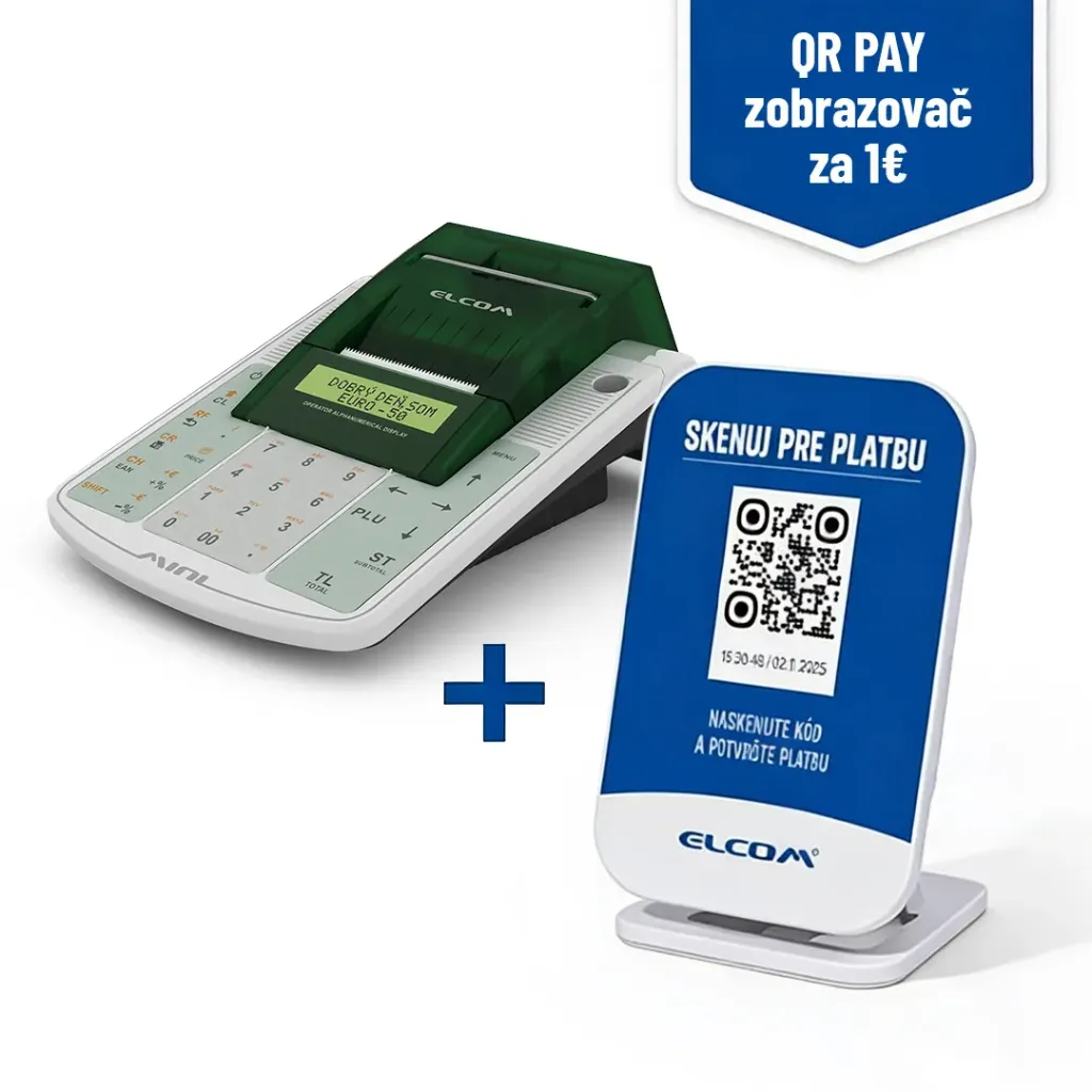 RTOS Pokladňa + QR PAY zobrazovač