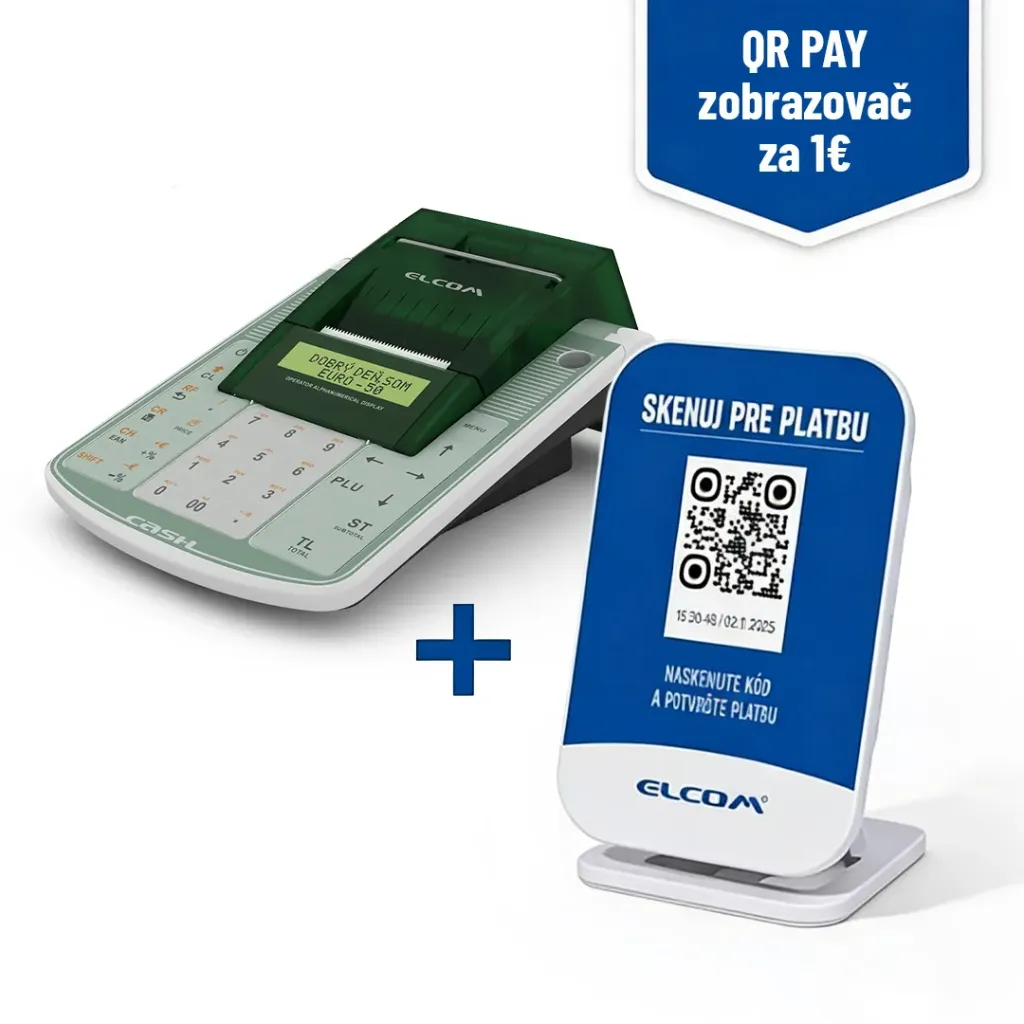RTOS Pokladnica + QR PAY zobrazovač